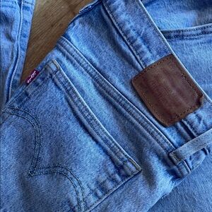 Levi's 501 Light Blue Jeans, button fly